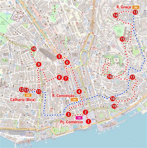 lissabon sehenswürdigkeiten karte pdf